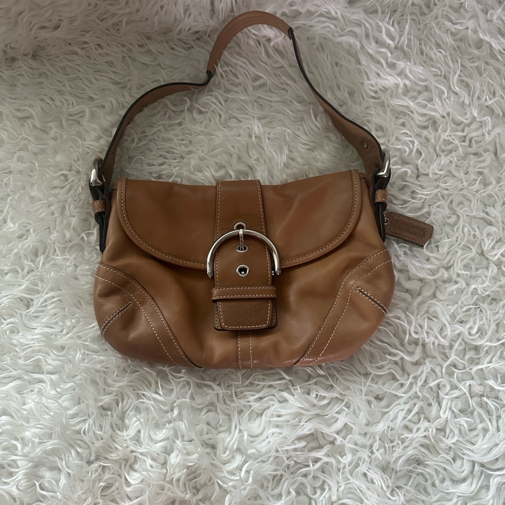 Vintage Coach Leather Shoulder Bag